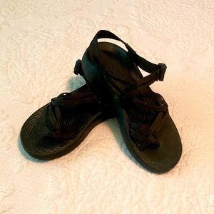 Size 10 Chaco sandals. Black.  Good condition
